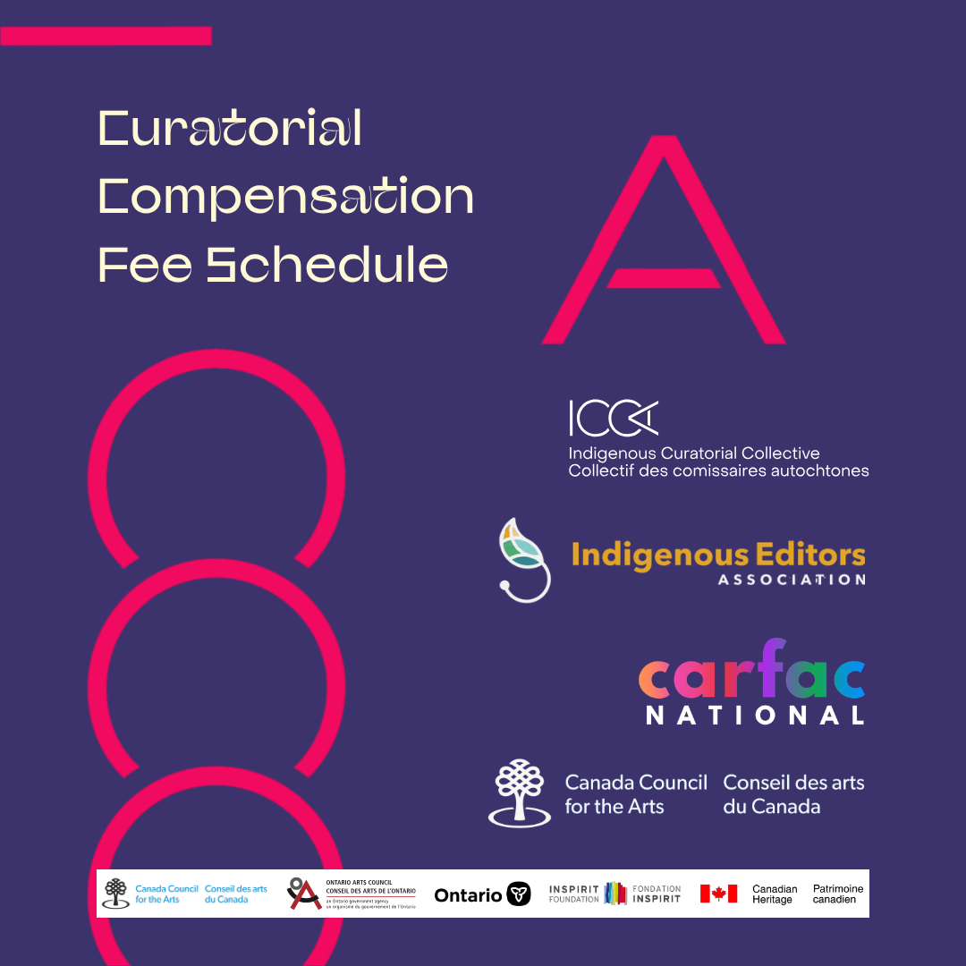 Curatorial Compensation Fee Schedule